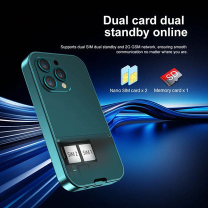 2024 SERVO V9 Model Small Mobile Phone 2G GSM 2 SIM Cards Magic Voice MP3/MP4 FM Radio 2.01inch Display Cheap Telephone Original - Price Value Store