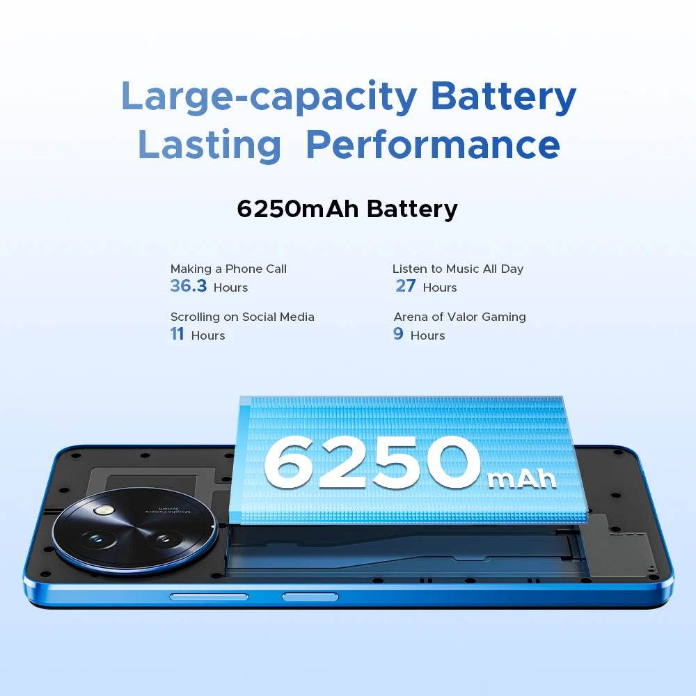 DOOGEE Note59 Pro+ 5G Smartphone Android 15 Global Version 6250mAh Battery 6.75'' 120Hz Display 12GB 512GB Mobile Phone NFC - Price Value Store