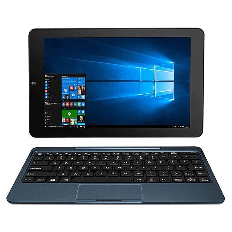 Global Firmware 10.1'' Windows 10 64Bit Quad Core 4GB RAM 32GB ROM 2 in1 Tablet PC Z8300 S12 With Keyboard HDMI-Compatible - Price Value Store