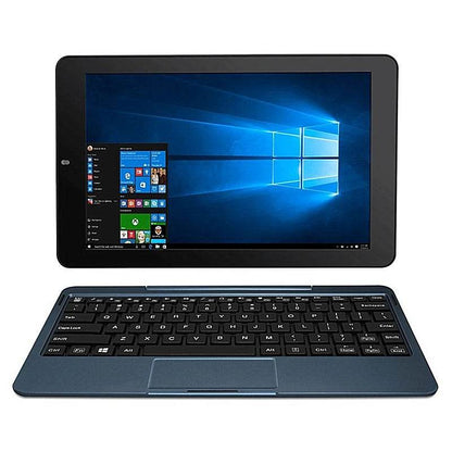 Global Firmware 10.1'' Windows 10 64Bit Quad Core 4GB RAM 32GB ROM 2 in1 Tablet PC Z8300 S12 With Keyboard HDMI-Compatible - Price Value Store