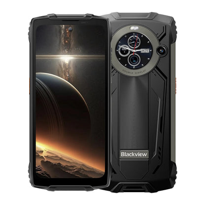 Blackview BV8200 Rugged Phone 6.5" 2.4K 120Hz Display, MTK Helio G100 Smartphone Android 14,12GB 256GB 8800Ah NFC CellPhone 50MP