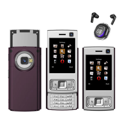 SERVO N95 PRO Mini Slider Mobile Phone 2.0" Display GSM 2 SIM Card Speed Dial Magic Voice Wireless Radio Small Cellphones Type-C