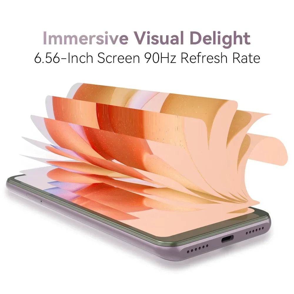Android Smartphone Cubot A10, 12GB RAM (4GB+8GB), 128GB ROM, Octa-core, 6.56-Inch 90Hz Screen, 5100mAh, 48MP, 5G WiFi, 4G Phone - Price Value Store