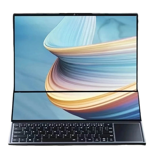 Dual-screen E-sports Laptop I7 9750H Combination of a 16-inch Screen and a 14-inch Touchscreen Windows 11 Pro gaming laptop - Price Value Store