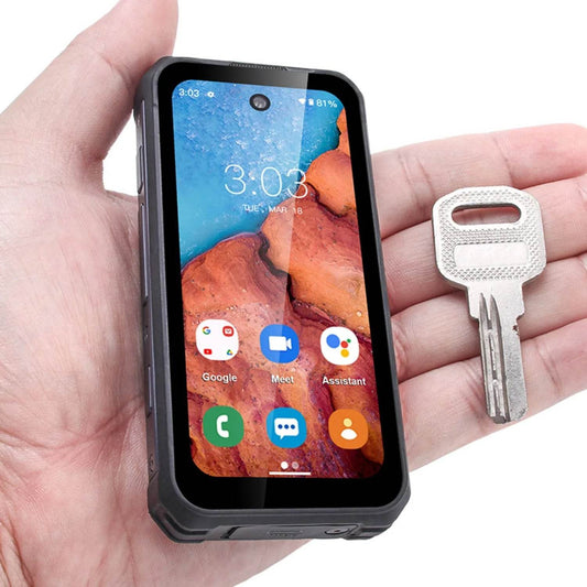 2025 NEW UNIWA MAXo 4G Mini Rugged Smartphone 3.88 Inch Small IPS Screen 6GB+128GB IP68 Android12 3000mAh Face ID Unlock Phone - Price Value Store