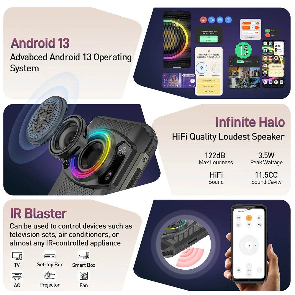 (2023 New) Ulefone Armor 21 Smartphone, G99 Android 13, 16GB RAM, 256GB ROM, Rugged Phone, 64MP, 9600mAh, Mobile phone, Global - Price Value Store