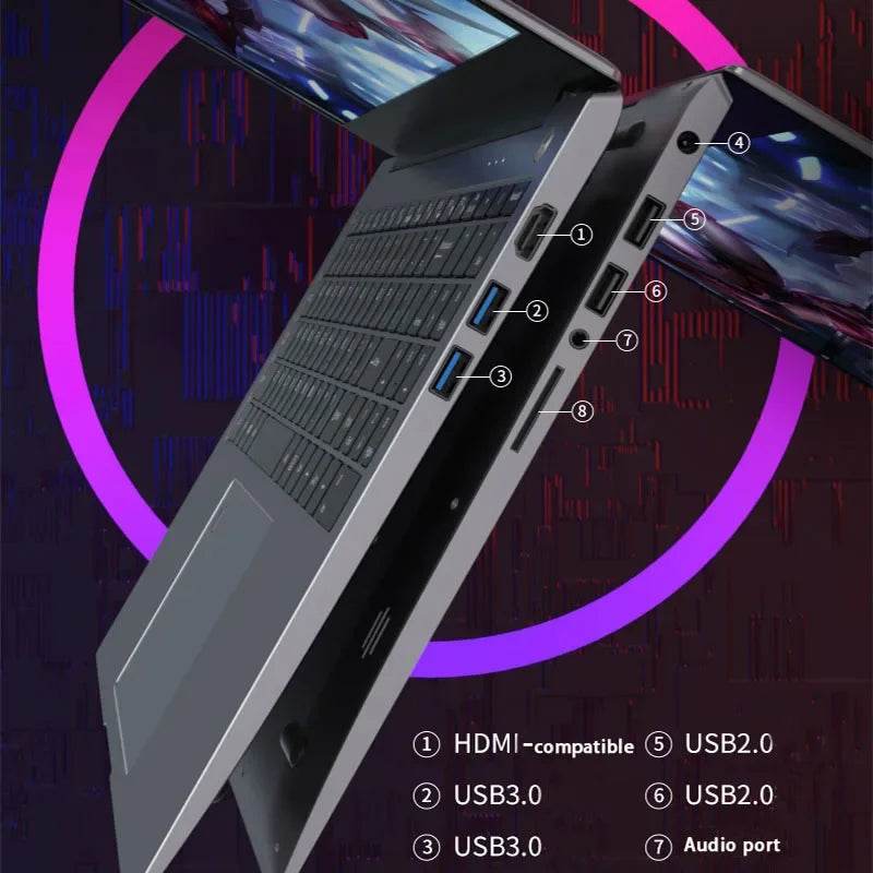 NVIDIA MX450 i7 1195g7 DDr4 32G RAM 2TB SSD Laptop 15.6 Inch Laptop Core Window11 Pro 1920*1080 Screen Portable Gaming Notebook - Price Value Store