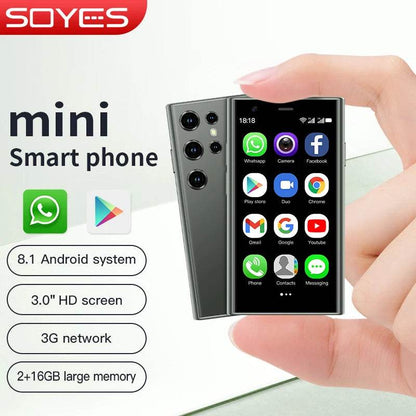 SOYES S23 Pro Mini Smartphones Android 8.1 Dual SIM 3.0'' HD 1000mAh Battery WIFI Bluetooth 3G Small Mobile Phone - Price Value Store