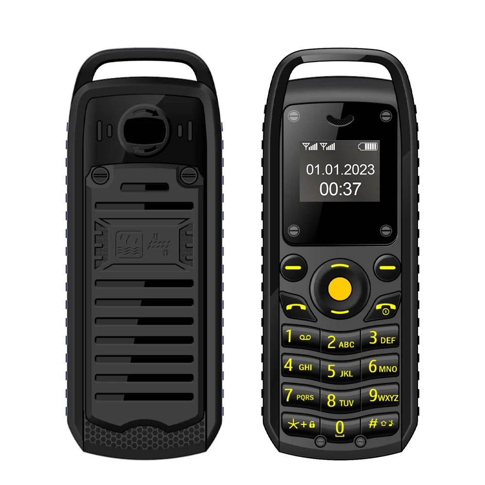 SERVO Mini Mobile Phone 2 SIM Cards Magic Voice Bluetooth Dialing Blacklist Low Radiation Smallest Button Cellphones Four Colors - Price Value Store