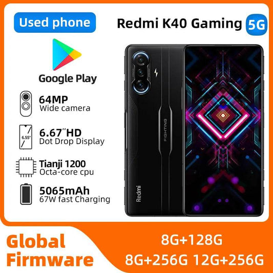 Redmi k40 Game Enhanced Edition Android 5G Unlocked 6.67 inch 256GB ROM All Colours in Good Condition Original used phone - Price Value Store
