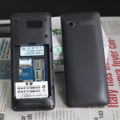 2G GSM Cheap Elderly Slim Mobile Phone Blind-Friendly Key Large Battery Long Standby Dual Flashlight SOS Call Blacklist Speed - Price Value Store