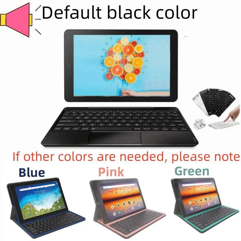 Flash Sales 10.1'' Android 9 2in1 Tablet PC 2GB RAM 32GB ROM 1280x800 IPS Bluetooth-compatible Dual Cameras With Keyboard - Price Value Store