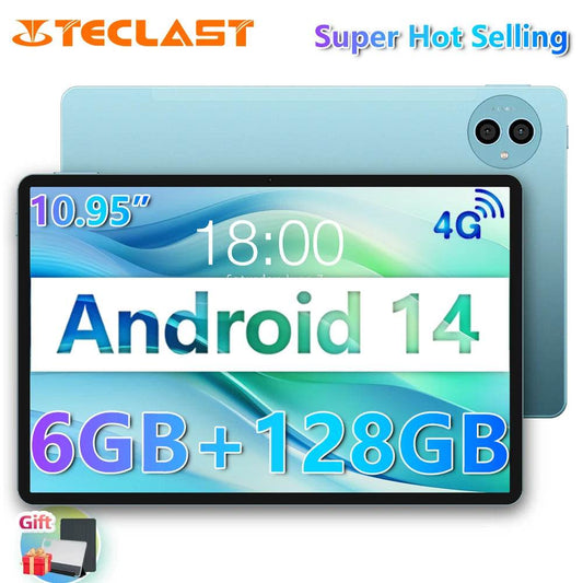 Teclast P50 Tablet unisoc T606 8-core 1.6GHz/ 6GBRAM/128GB ROM/10.95inch 1280×800iPS/WIFI/8000mAh/Type-C/13MP+5MP Camera/An - Price Value Store
