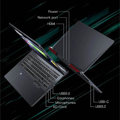 Xiaman 16 inch Gaming Laptop intel Core i7-6700HQ GTX 1060 IPS 1920*1200 Notebook PC 16GB RAM 1TB SSD Windows 11 Laptop Computer - Price Value Store