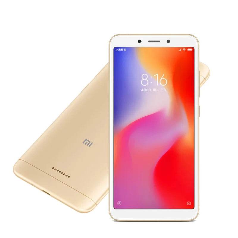 Xiaomi Redmi 6A Smartphone 5.45'' Full Screen AI Face Helio A22 Processor google play used phone - Price Value Store