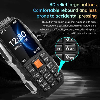 Durable Small Size Mini Rugged Outdoor Mobile Phone Push Button Battery FM Quick Dial Long Standby Two Flashlight Lound Sound - Price Value Store