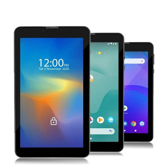 7” Android 11 3G Phone Call Tablets Quad Core 1GB RAM 16GB ROM 1024x600 Pixels Dual Camera 2*Sim Cards Support GPS - Price Value Store