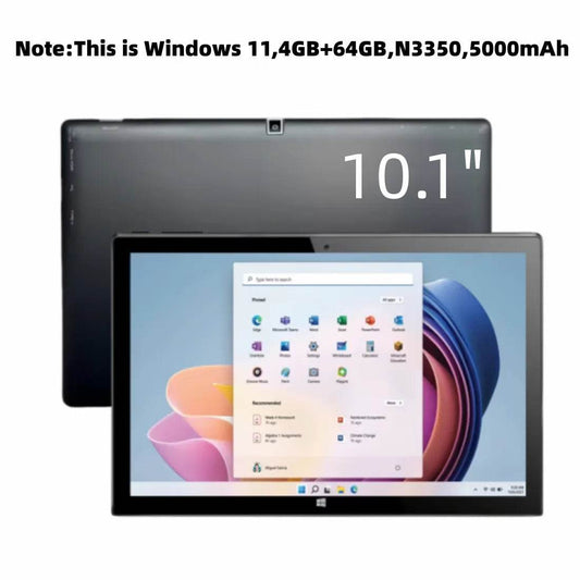 4GB DDR3 RAM 32GB/64GB ROM 10.1 INCH Windows 10/ Windows 11 Tablet 64Bit Z8350/N3350 CPU 1920*1200 IPS Screen HDMI Port USB 3.0 - Price Value Store