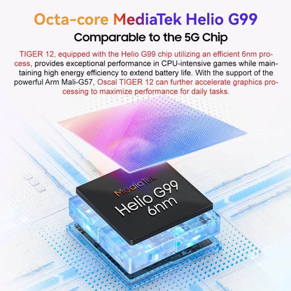 Blackview OSCAL TIGER 12 Smartphone Helio G99 6.78'' 120Hz 2.4K Display Cell Phone 8GB 128GB, 64MP, Mobile Phone Android13 - Price Value Store