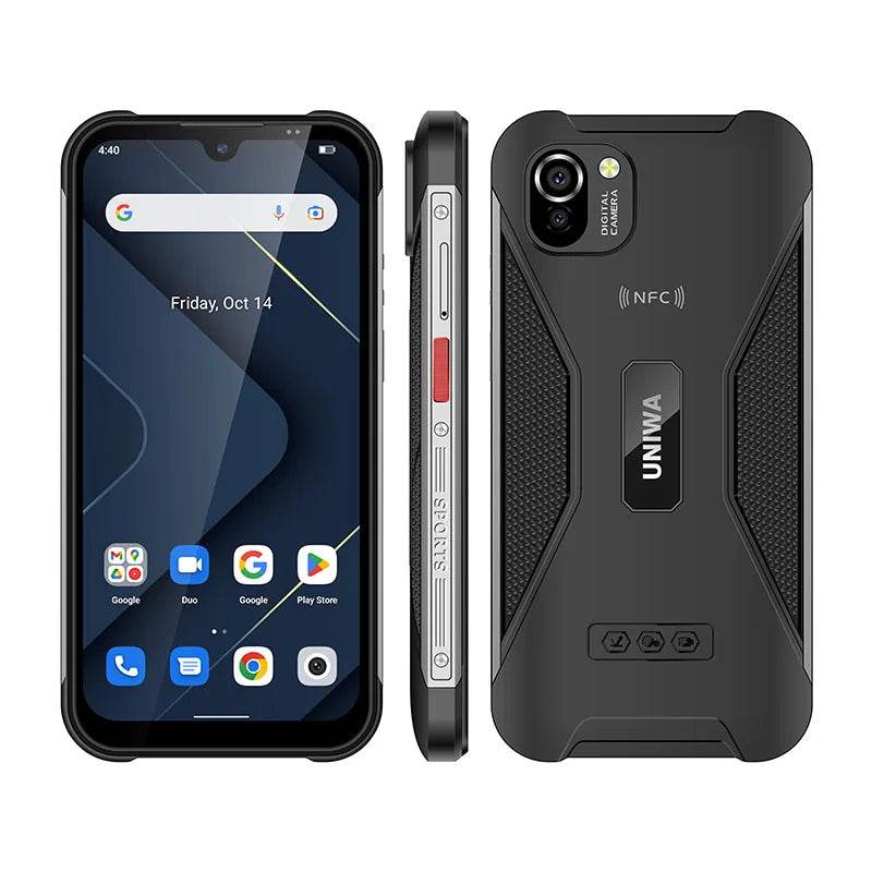 Global Version UNIWA W555 4G NFC Smartphones Android 12 3G+32G 5.71 Inch Quad Core Mobile Phones 4000mAh 13MP Rear Camera PTT - Price Value Store