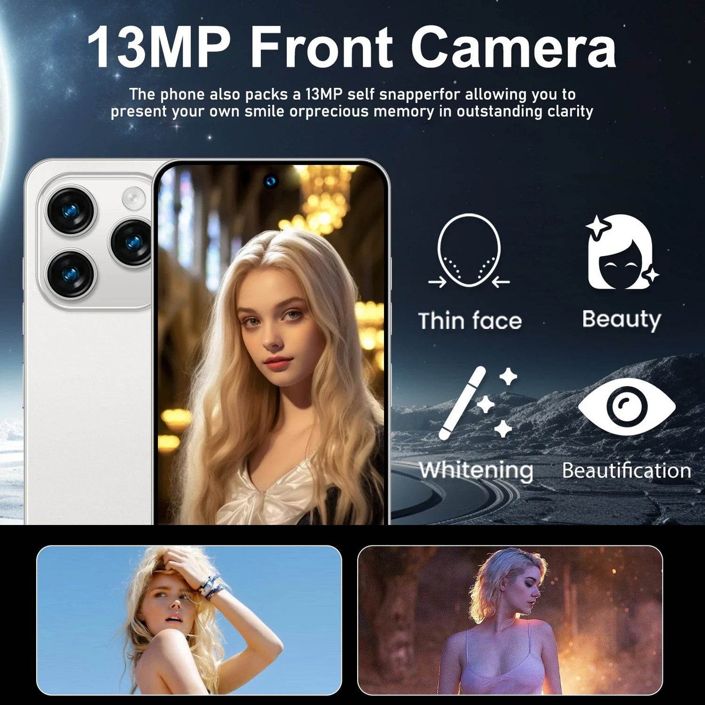 Smartphone Note 14 Pro Android 5G phone,6000mAH,12GB RAM 256G 512G 1TB ROM,6.8Inch,1920x1080HD,24+48MP,MTK10 Core Global Vision - Price Value Store