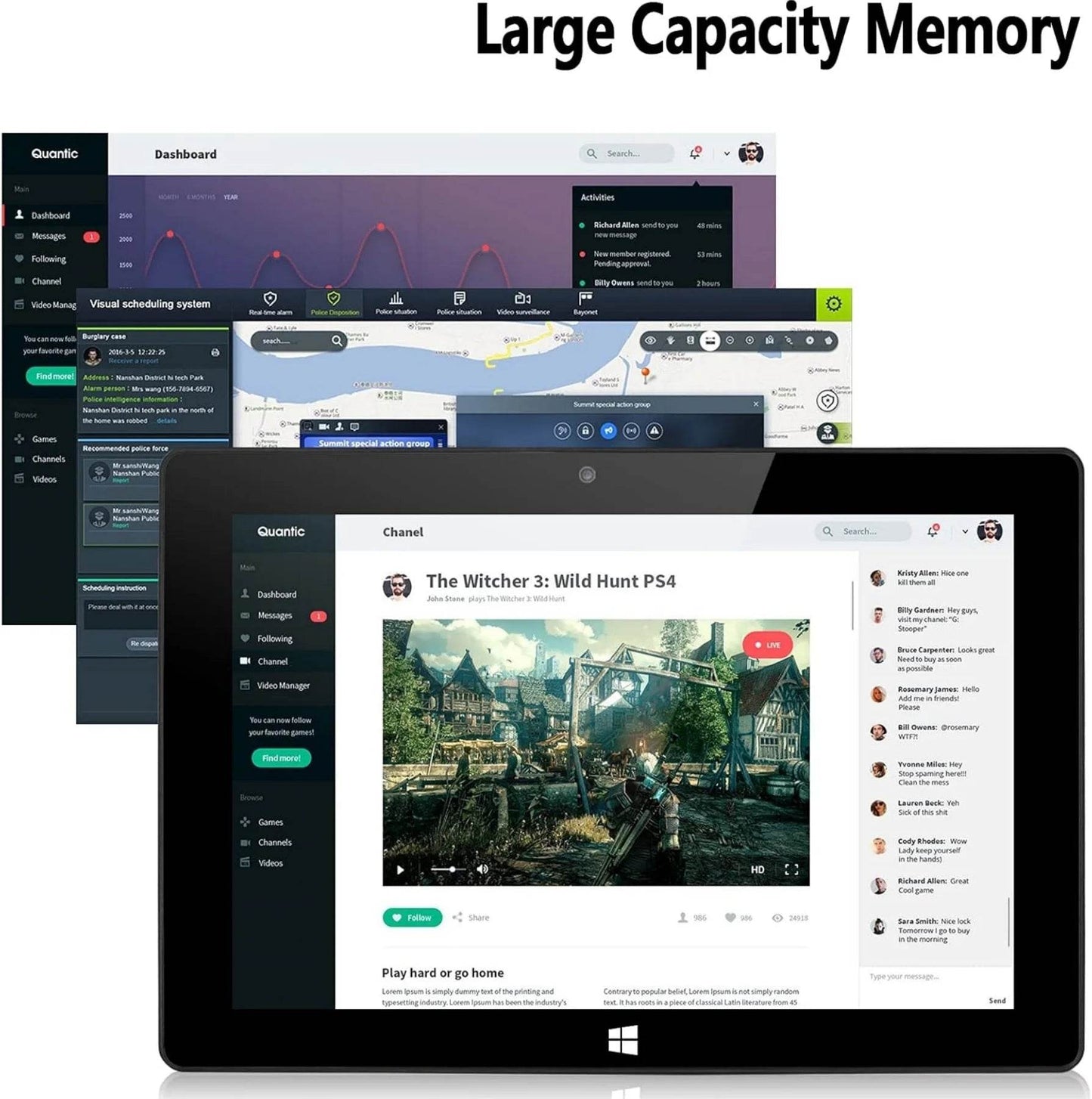 8GB RAM 128GB ROM AR10 64bit Windows 10 Tablet 10.1 INCH 1920*1200 IPS HD-MI Port 1*USB 3.0 Quad Cores Intel Atom x5-Z8350 CPU - Price Value Store