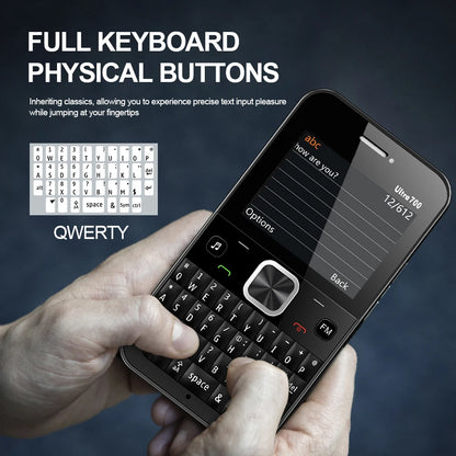 NEW! SERVO Ultra700 Full Keyboard Input Mobile Phone 4 Nano SIM Standby NFC Unlock FM Torch 2.4" Screen Cellular QWERTY Keyboard