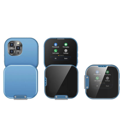 SERVO i19 Rotate Mini Touch Mobile Phone Dual SIM Standby Bluetooth Dialer MP4 Player Magic Voice 2G Small Rotating Screen Phone - Price Value Store