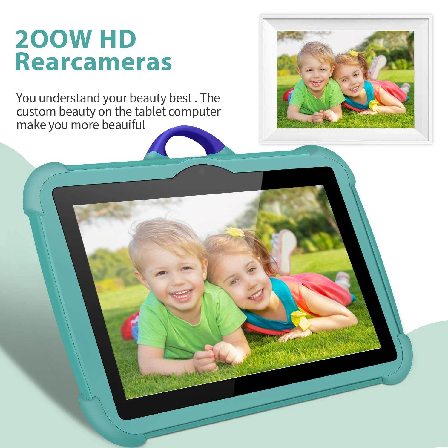 New 7 Inch Android 13 Learning Education Kids Tablets Quad Core 4GB RAM 64GB ROM Cheap Simple Children's favorite Tablet Pc - Price Value Store