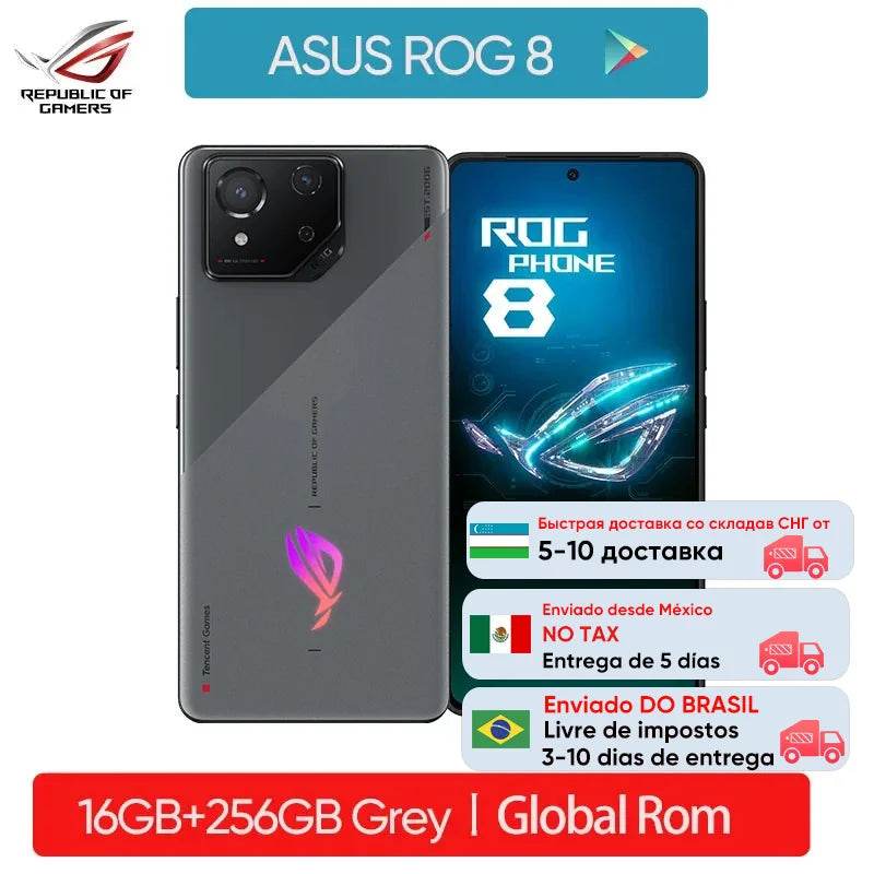 Original ASUS ROG Phone 8 Smartphone Snapdragon 8 Gen 3 6.78'' 165HZ E-Sports Screen 5500mAh 65W Fast charging ROG 8 Gaming NFC - Price Value Store