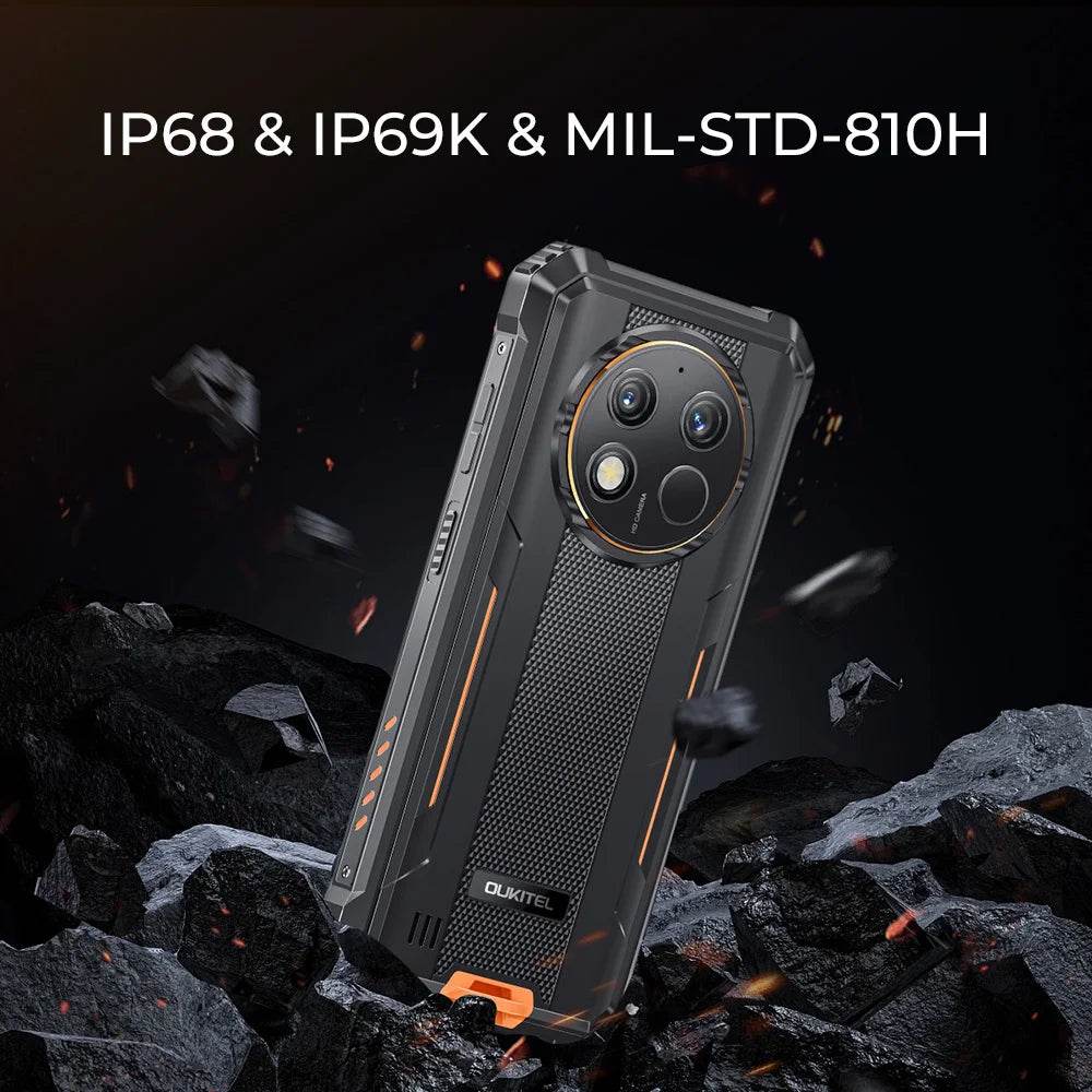 Oukitel G1 Rugged Smartphone Android 24GB (6+18)+256GB 10600mAh 6.52' HD Display NFC Rugged Phone - Price Value Store