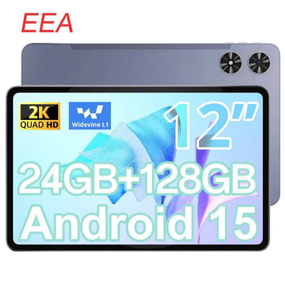 SVITOO Android Tablet 12 inch Large Screen Tablet 24GB+128GB 2K Display 18W Fast Charge 5MP+13MP Camera 8000mAh Battery Tablets - Price Value Store