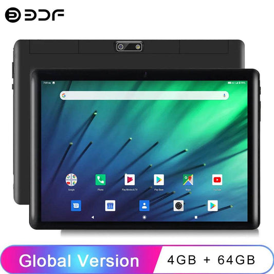 New 10.1 Inch Android Tablets Google 3G Phone Call Octa Core 4GB RAM 64GB ROM Android 11 Dual SIM WiFi Bluetooth Tablet PC - Price Value Store