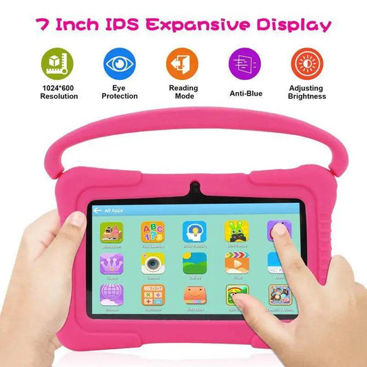 Kids Tablet 7 inch Android Tablet for Kids 64GB, Toddler Tablets with Shockproof Case, Parent Control, Bluetooth, WiFi, - Price Value Store