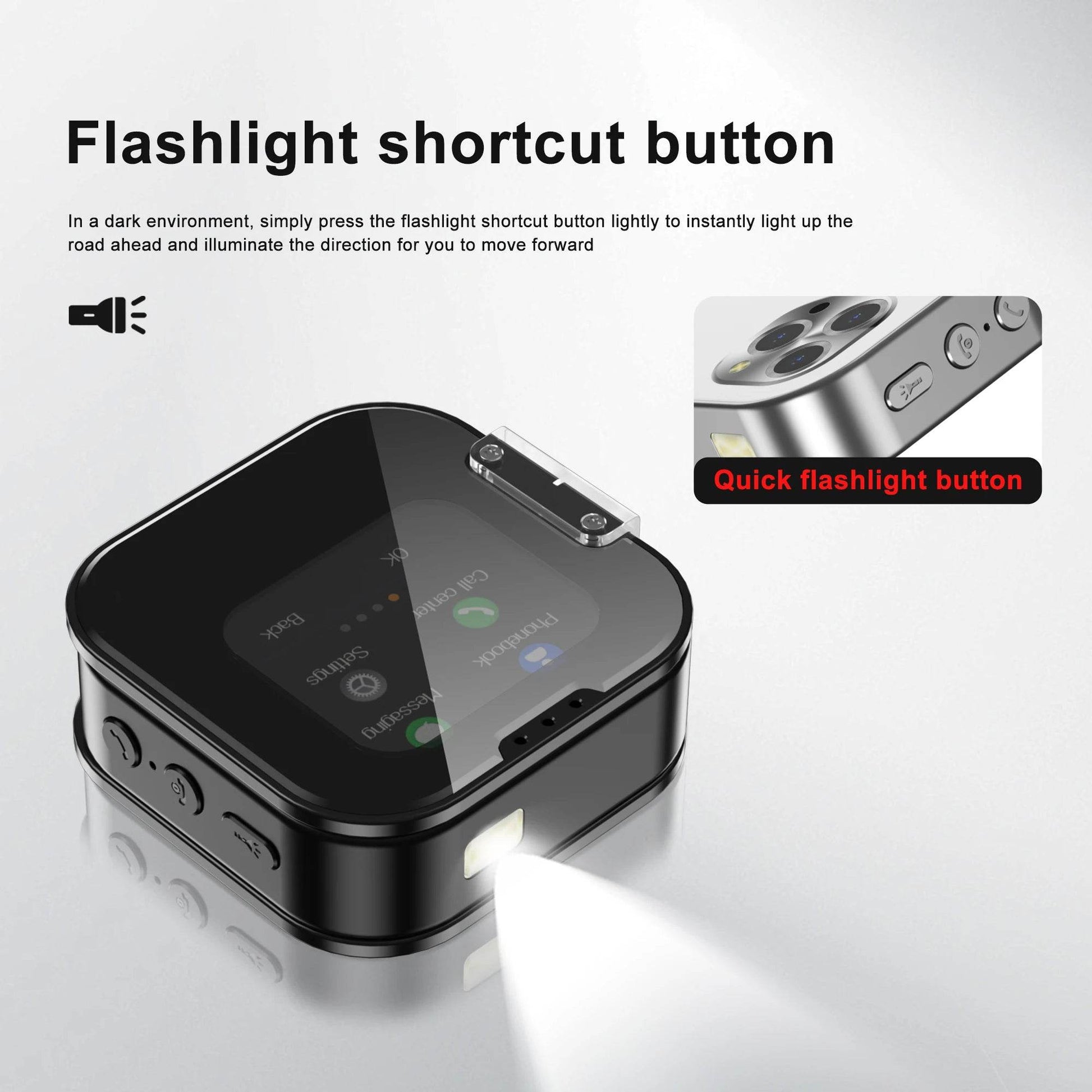 SERVO i19 Rotate Mini Touch Mobile Phone Dual SIM Standby Bluetooth Dialer MP4 Player Magic Voice 2G Small Rotating Screen Phone - Price Value Store