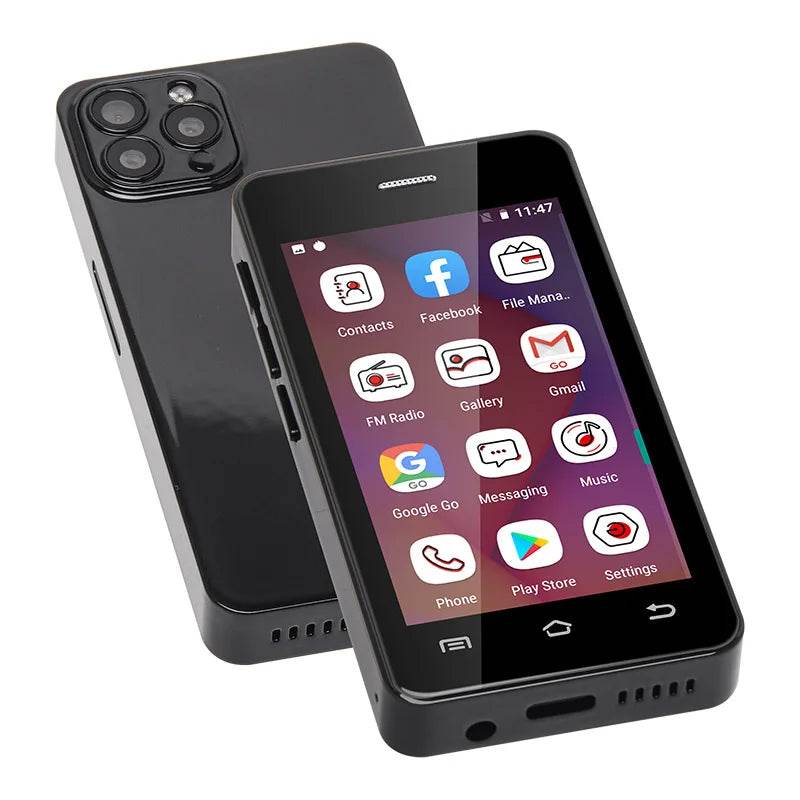 Melrose S9 Pro Super Mini Phones 3Inch Ultra Slim Quad Core 2GB+16GB Mobile Phone 5MP 1000mAh 3G Compact Mini Smartphone Android - Price Value Store