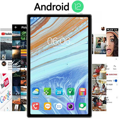 Global Version BDF G10 Android12 Tablet 10.1 Inch 6GB/128GB Tablets Octa Core 3G 4G Lte WiFi Bluetooth - Price Value Store