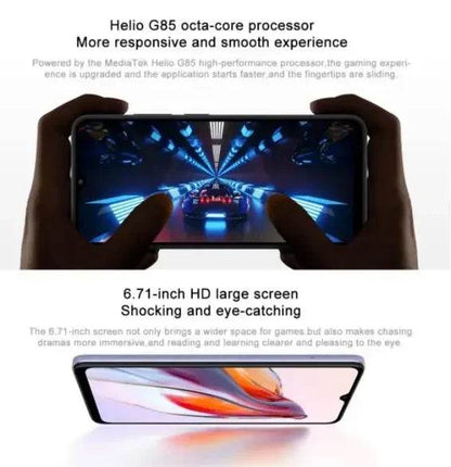 Global firmware Original Xiaomi Redmi 12C Smartphone HyperOS 1.0 5000mAh Battery Octa Core 50MP 6.71'' 4G Used Phone - Price Value Store