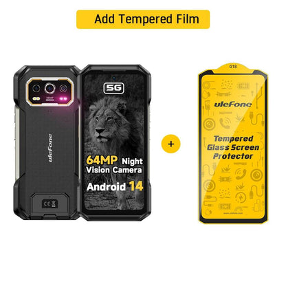Ulefone Armor 27 Pro 5G Rugged Phone 10600mAh Smartphone 50MP Camera 64MP Night Android 14 Up to 24GB+256GB NFC Waterproof Phone - Price Value Store