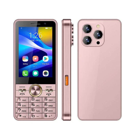 UNIWA HOPE XS17 4G Keypad Phones Touch Screen Smart Phone Android 8.1 Quad Core 3.5 Inch 2GB+16GB 2500mAh Cellphone Whatsapp - Price Value Store