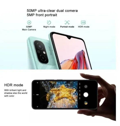 Global firmware Original Xiaomi Redmi 12C Smartphone HyperOS 1.0 5000mAh Battery Octa Core 50MP 6.71'' 4G Used Phone - Price Value Store