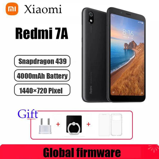 Smartphone Xiaomi Redmi 7A 4G 5.45 Inche 1440×720 Global Firmware 13MP Qualcomm Snapdragon 439 Facial Recognition Used Phone - Price Value Store