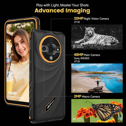 Ulefone Armor X31 4G Rugged Phone Android 14 Smartphone 6.56”12GB RAM 128GB ROM 48MP NFC Night Camera IR Blaster Global version - Price Value Store