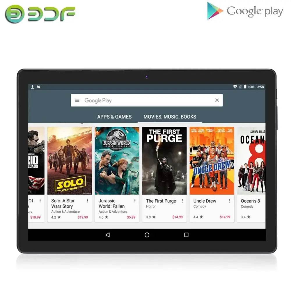 New 10 Inch Tablet PC Octa Core 3G Phone Call 4GB/64GB Google Play Dual SIM Phone Call Bluetooth WiFi Tablets 10.1 Android 11 - Price Value Store
