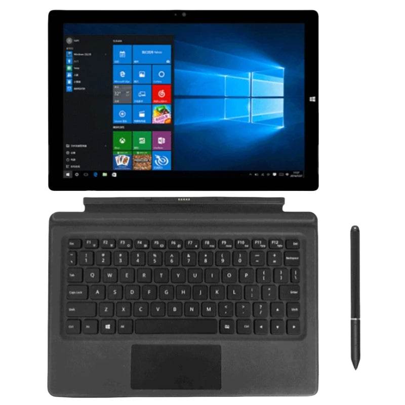 Gift Electromagnetic Pen 10.8'' Windows 10 Tablet With Keyboard 64bit Intel Z8700 4GB RAM 64GB ROM 1920x1280 IPS Type-C USB - Price Value Store