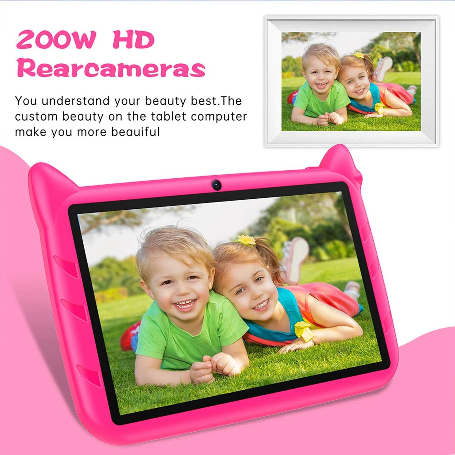 New Google 5G WiFi Kids Tablets 7 Inch Quad Core 4GB RAM 64GB ROM Cheap for Children Gift Educational Learning 4000mAh Tablet Pc - Price Value Store