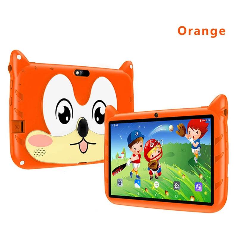 New 7 Inch Cartoon Pattern Kids Tablets Quad Core 4GB+64GB ROM Bluetooth 5G WiFi Learning Education Games Tablet Children's Gift - Price Value Store