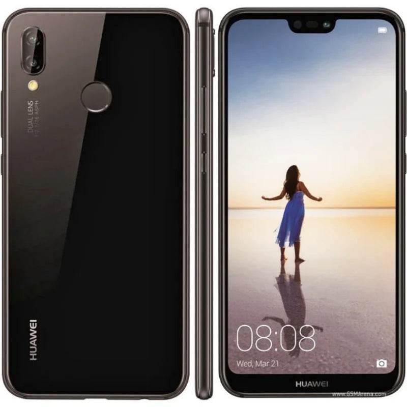 Huawei P20 Lite Smartphone Android 16MP+24MP Camera 5.84 inch 4G+128GB ROM 5G Network Mobile phones Google Play Store Cellphones - Price Value Store