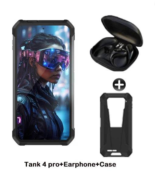 8849 Tank 4 Pro Unihertz 5G Rugged Projector Smartphone 1TB 36G Android 14 Sports Phone 11600mAh Dimensity8300 AMOLED 120HZ - Price Value Store