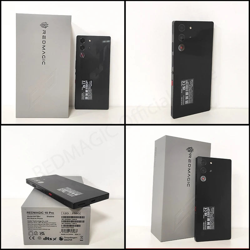 No Tax ship from USA Global Version RedMagic 10 Pro 5G Gaming Mobile Phone 6.853" Snapdragon 8 Elite 7050mAh 80W Charge 50MP NFC